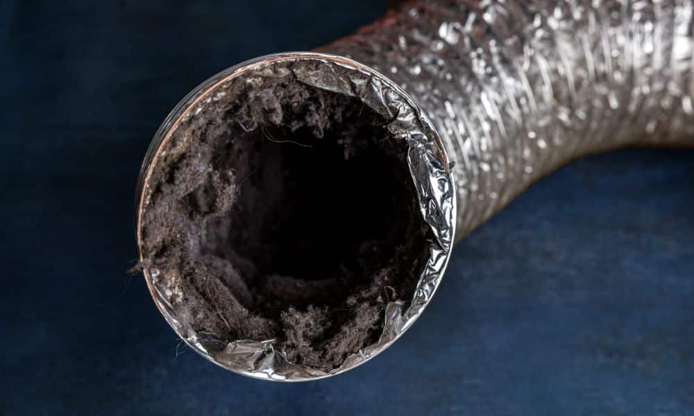 Close up of a duct