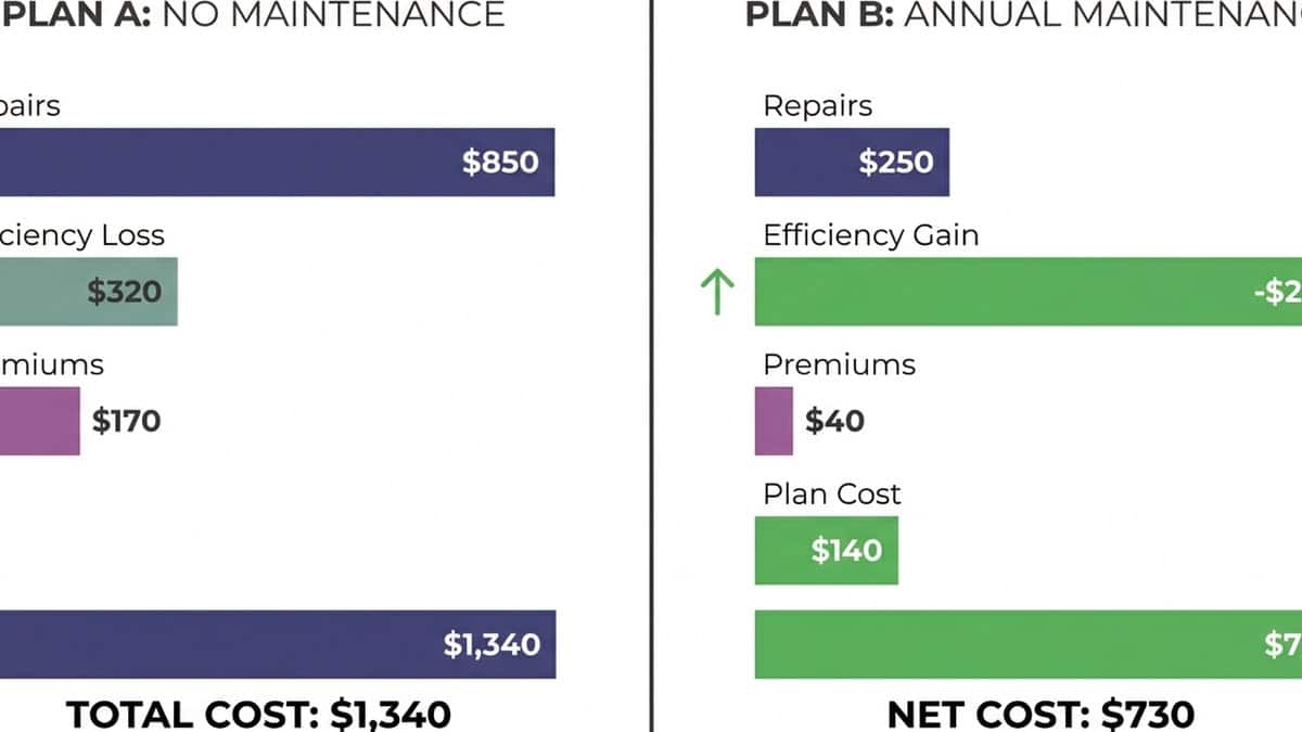 Side-by-side comparison of Plan A vs Plan B over 3 years